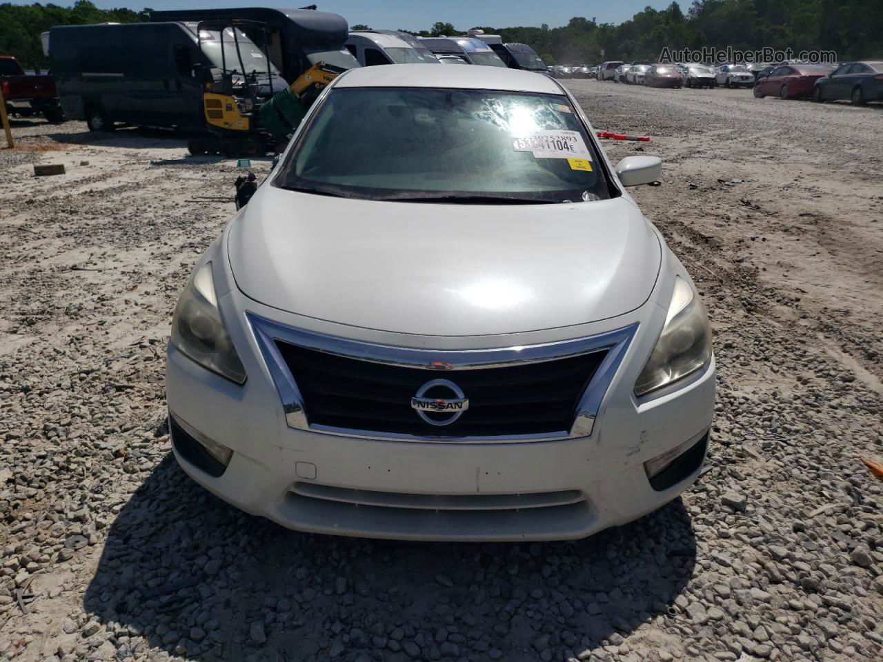 2015 Nissan Altima 2.5 White vin: 1N4AL3APXFC180903