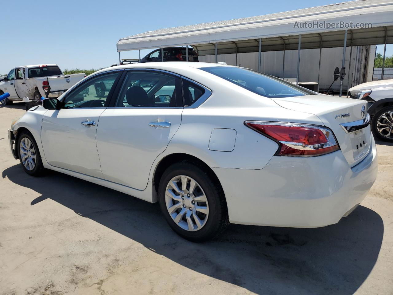 2015 Nissan Altima 2.5 White vin: 1N4AL3APXFC236001