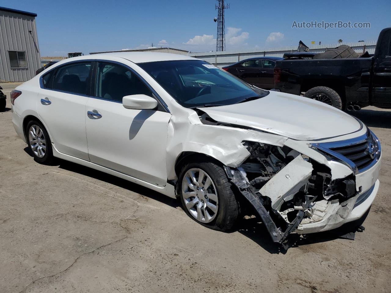 2015 Nissan Altima 2.5 White vin: 1N4AL3APXFC236001