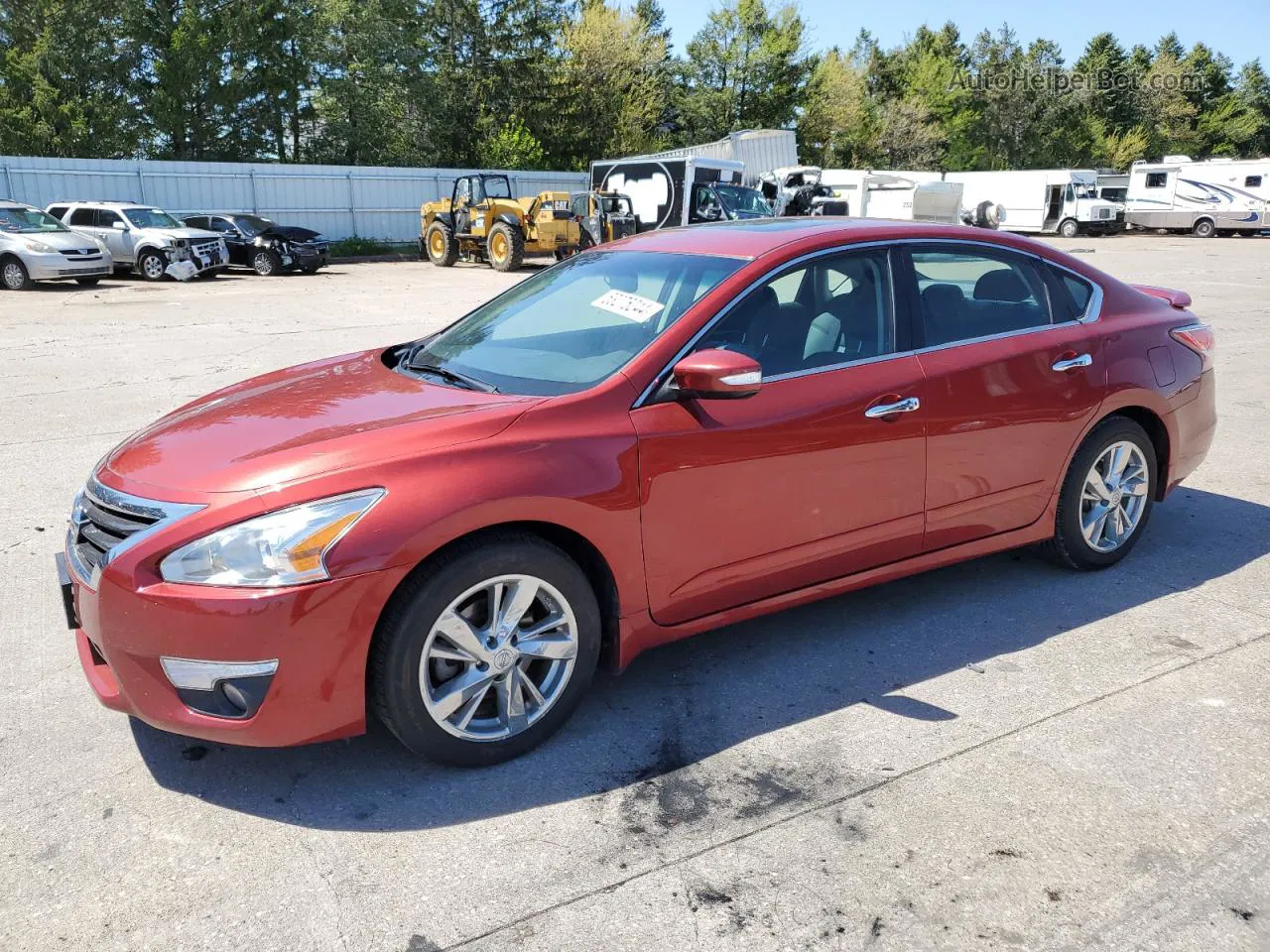 2015 Nissan Altima 2.5 Red vin: 1N4AL3APXFC249136