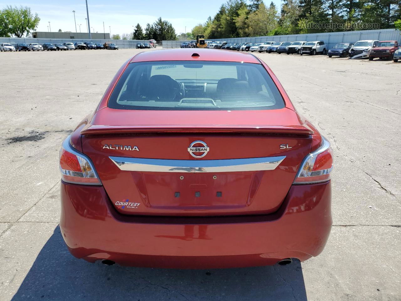 2015 Nissan Altima 2.5 Красный vin: 1N4AL3APXFC249136