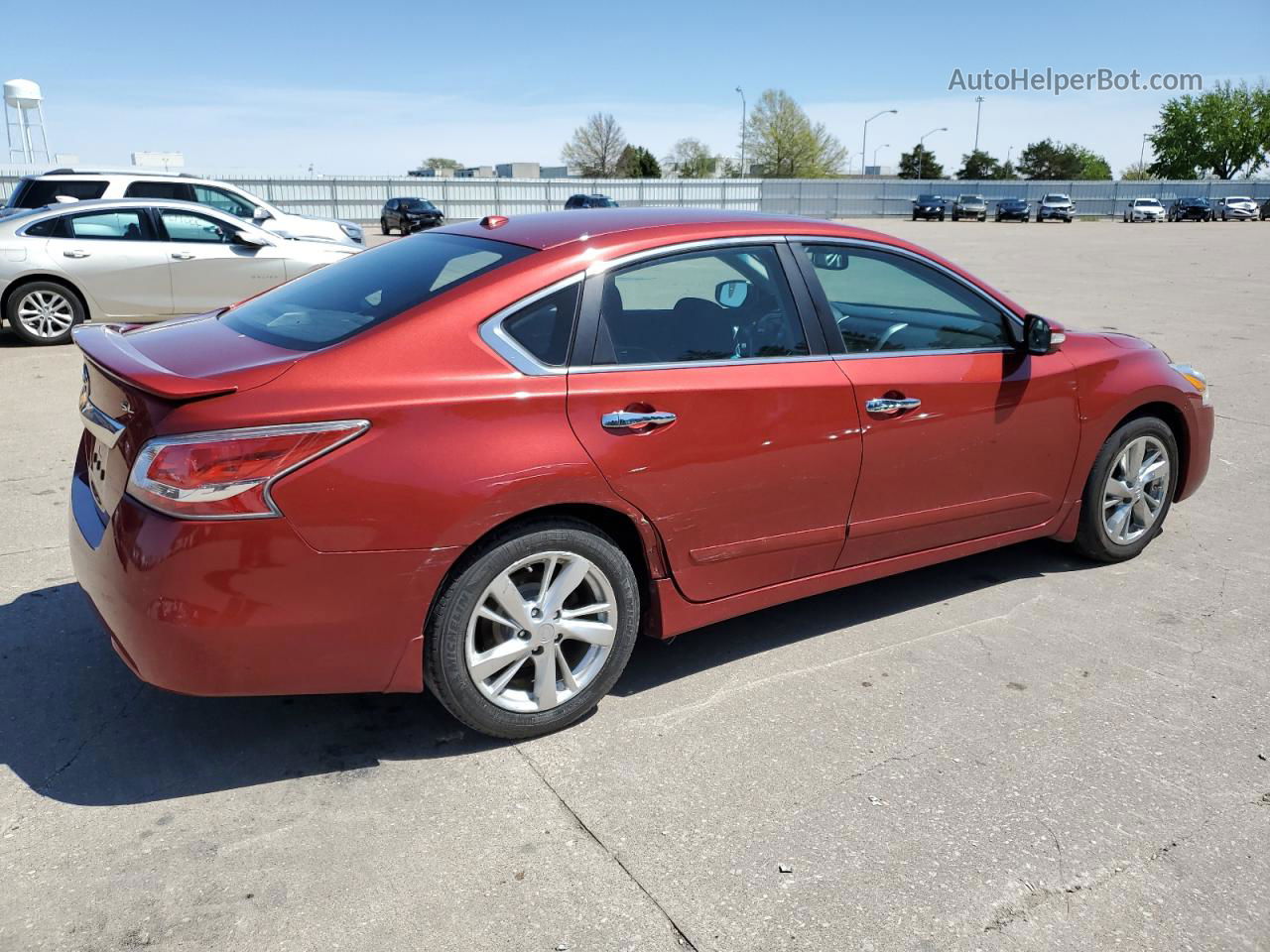 2015 Nissan Altima 2.5 Красный vin: 1N4AL3APXFC249136