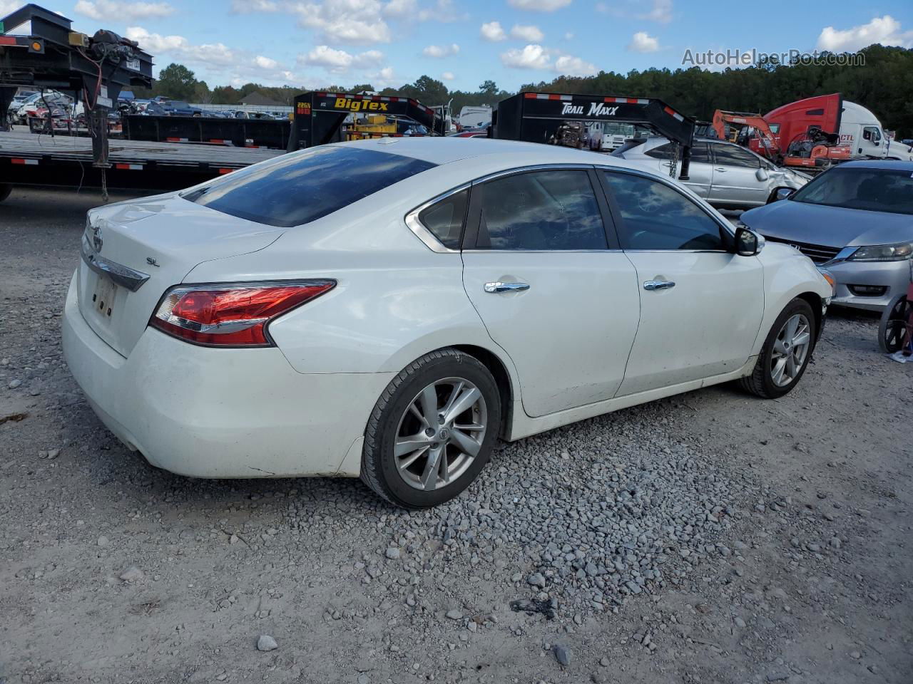 2015 Nissan Altima 2.5 White vin: 1N4AL3APXFC251890