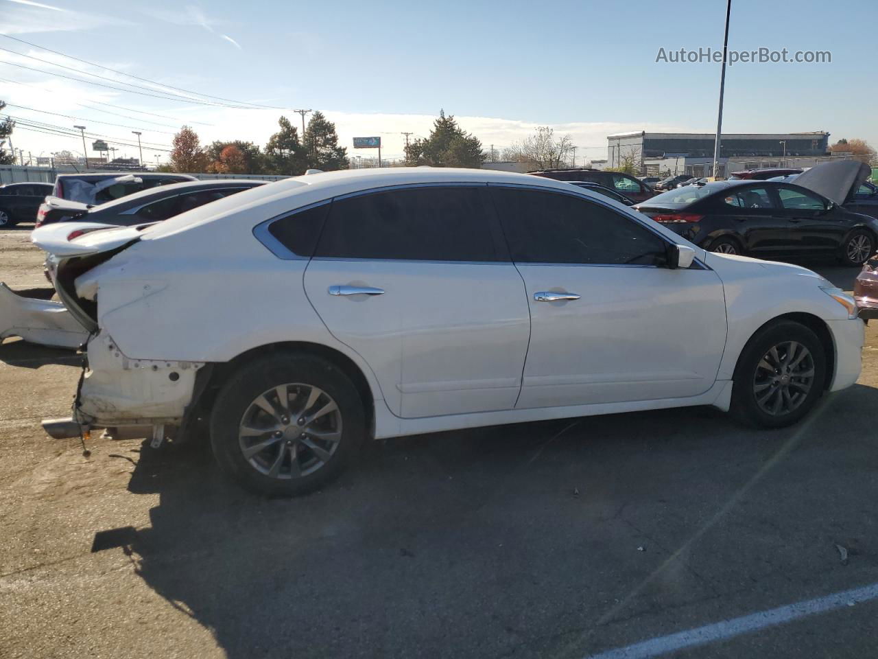 2015 Nissan Altima 2.5 White vin: 1N4AL3APXFC253994