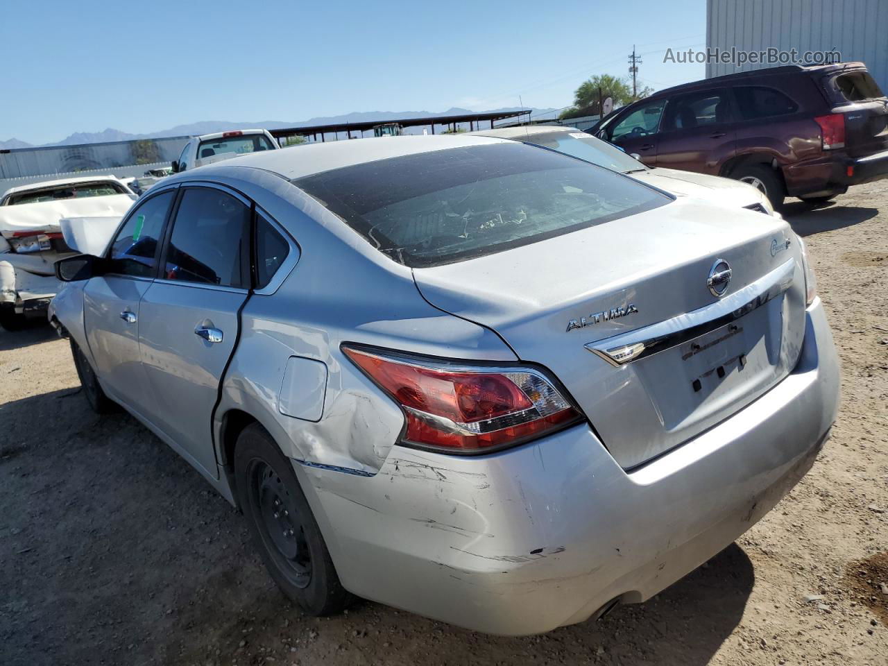 2015 Nissan Altima 2.5 Silver vin: 1N4AL3APXFC271458