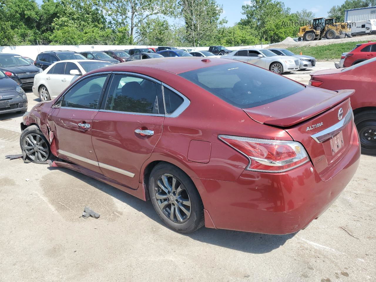 2015 Nissan Altima 2.5 Maroon vin: 1N4AL3APXFC293749