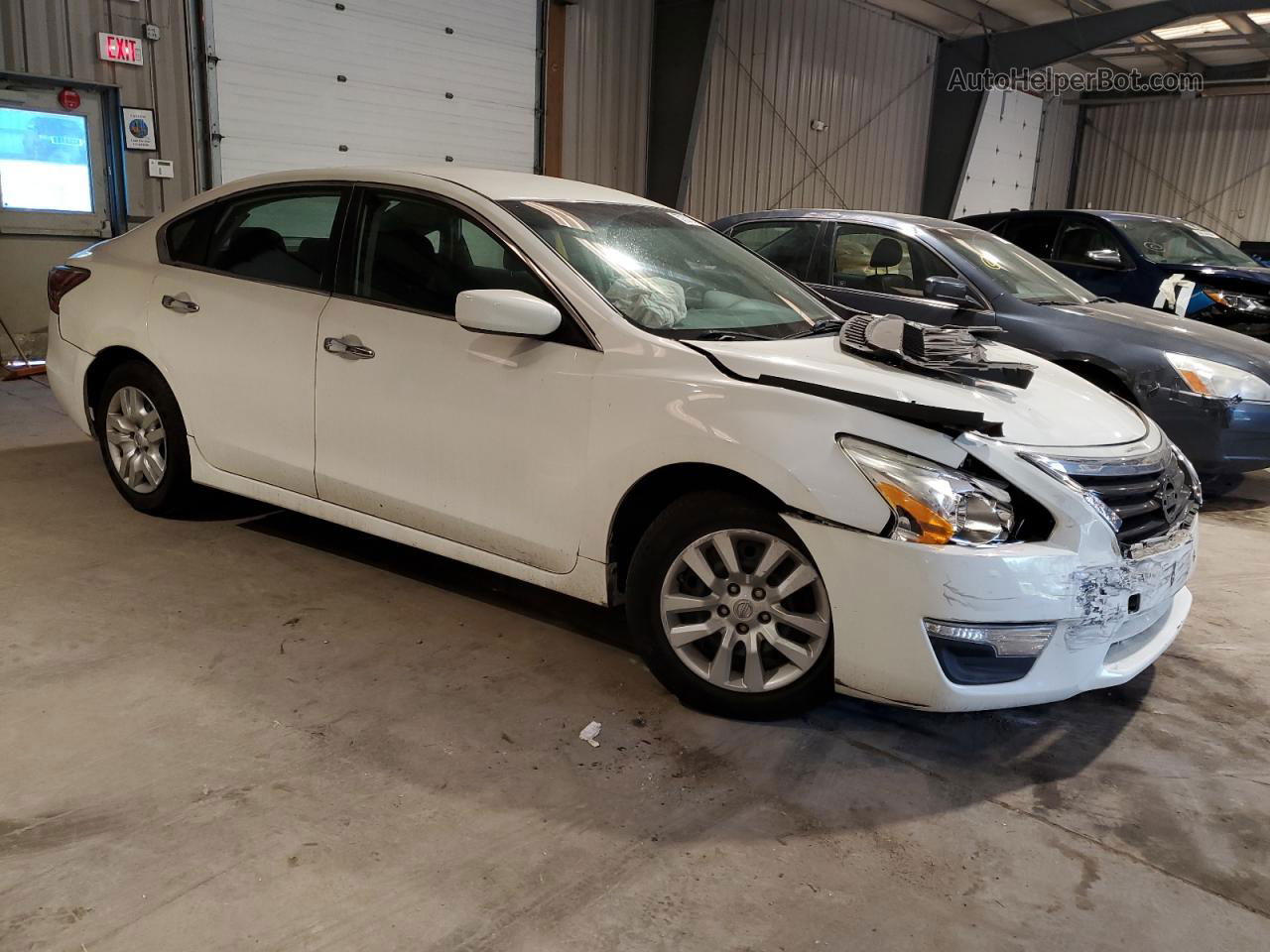 2015 Nissan Altima 2.5 White vin: 1N4AL3APXFC424534