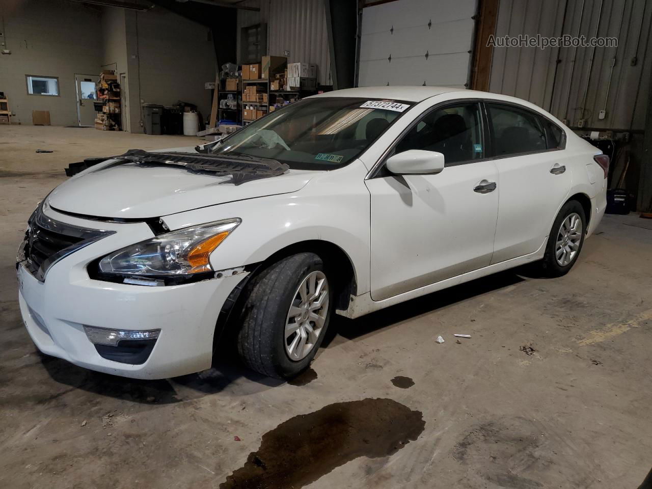 2015 Nissan Altima 2.5 White vin: 1N4AL3APXFC424534