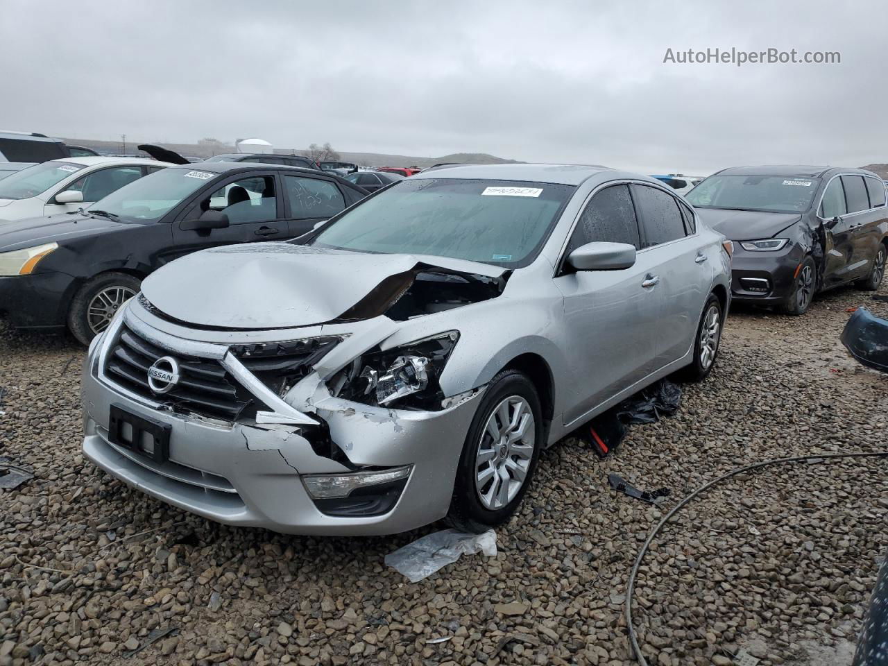 2015 Nissan Altima 2.5 Silver vin: 1N4AL3APXFC440622