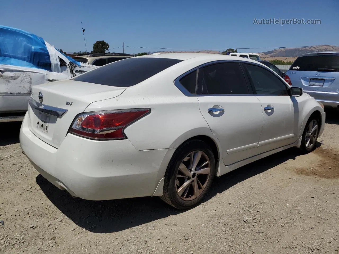 2015 Nissan Altima 2.5 Белый vin: 1N4AL3APXFC443939