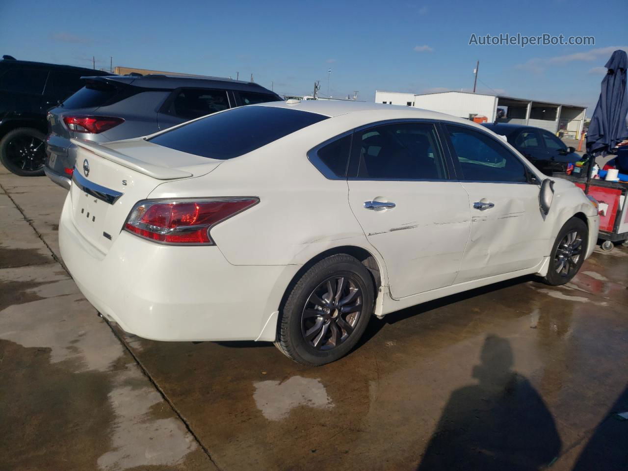 2015 Nissan Altima 2.5 Белый vin: 1N4AL3APXFC464077