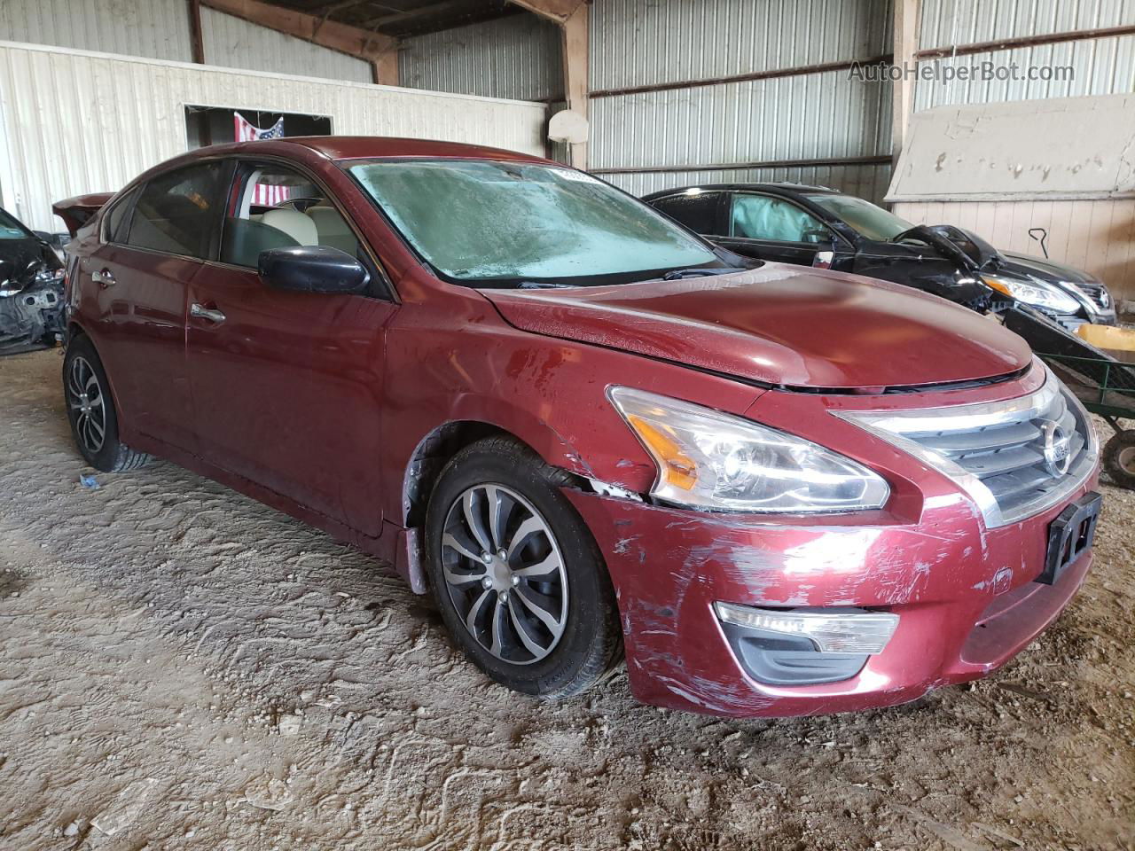 2015 Nissan Altima 2.5 Maroon vin: 1N4AL3APXFC465164