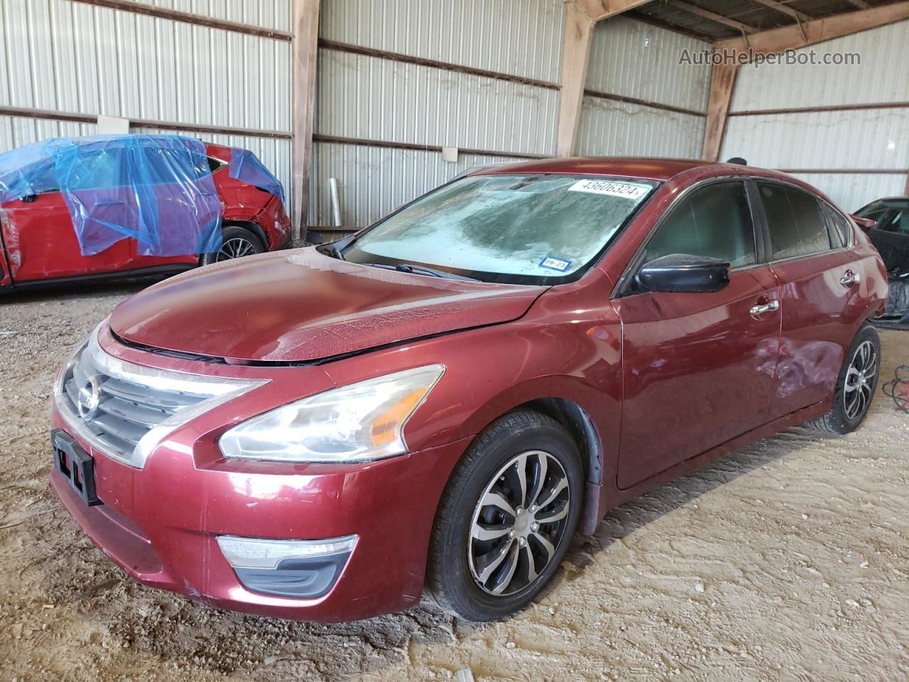 2015 Nissan Altima 2.5 Maroon vin: 1N4AL3APXFC465164