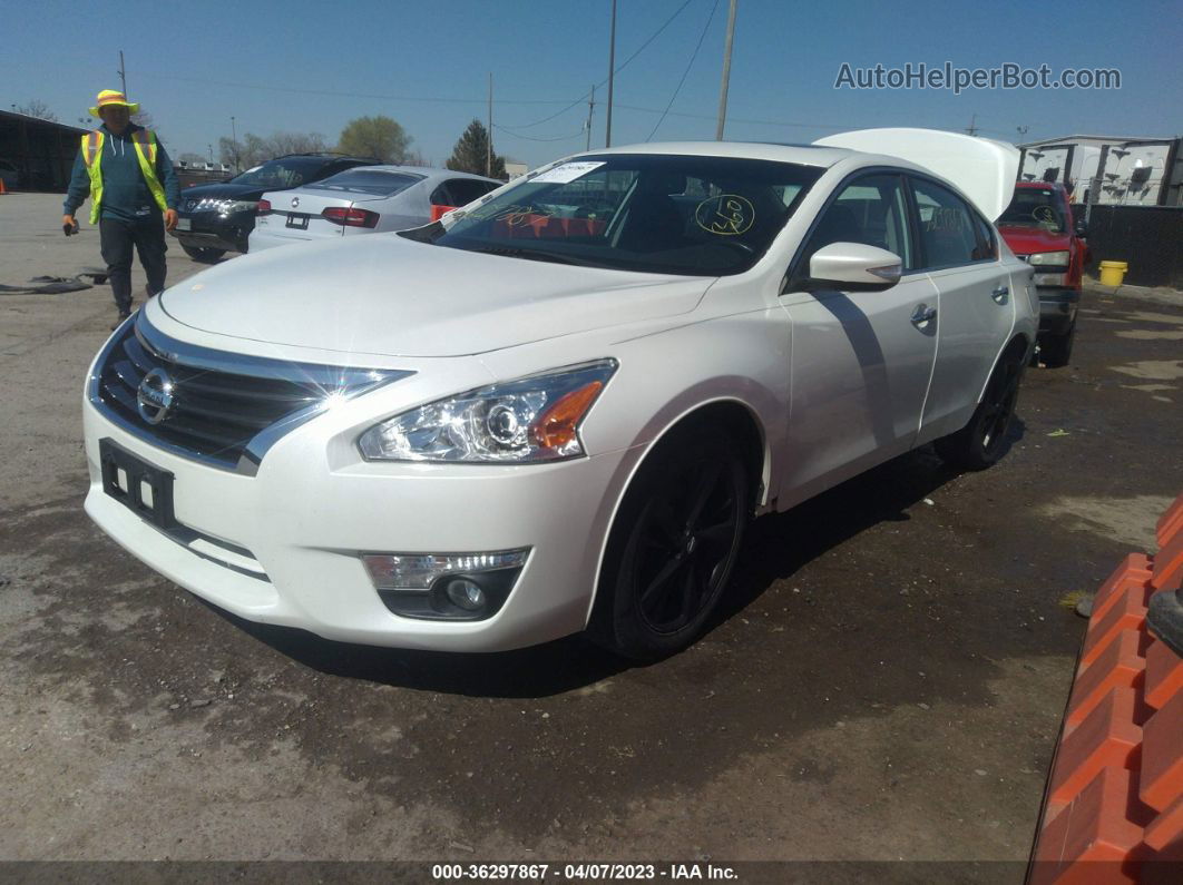 2015 Nissan Altima 2.5 Sv White vin: 1N4AL3APXFC470753