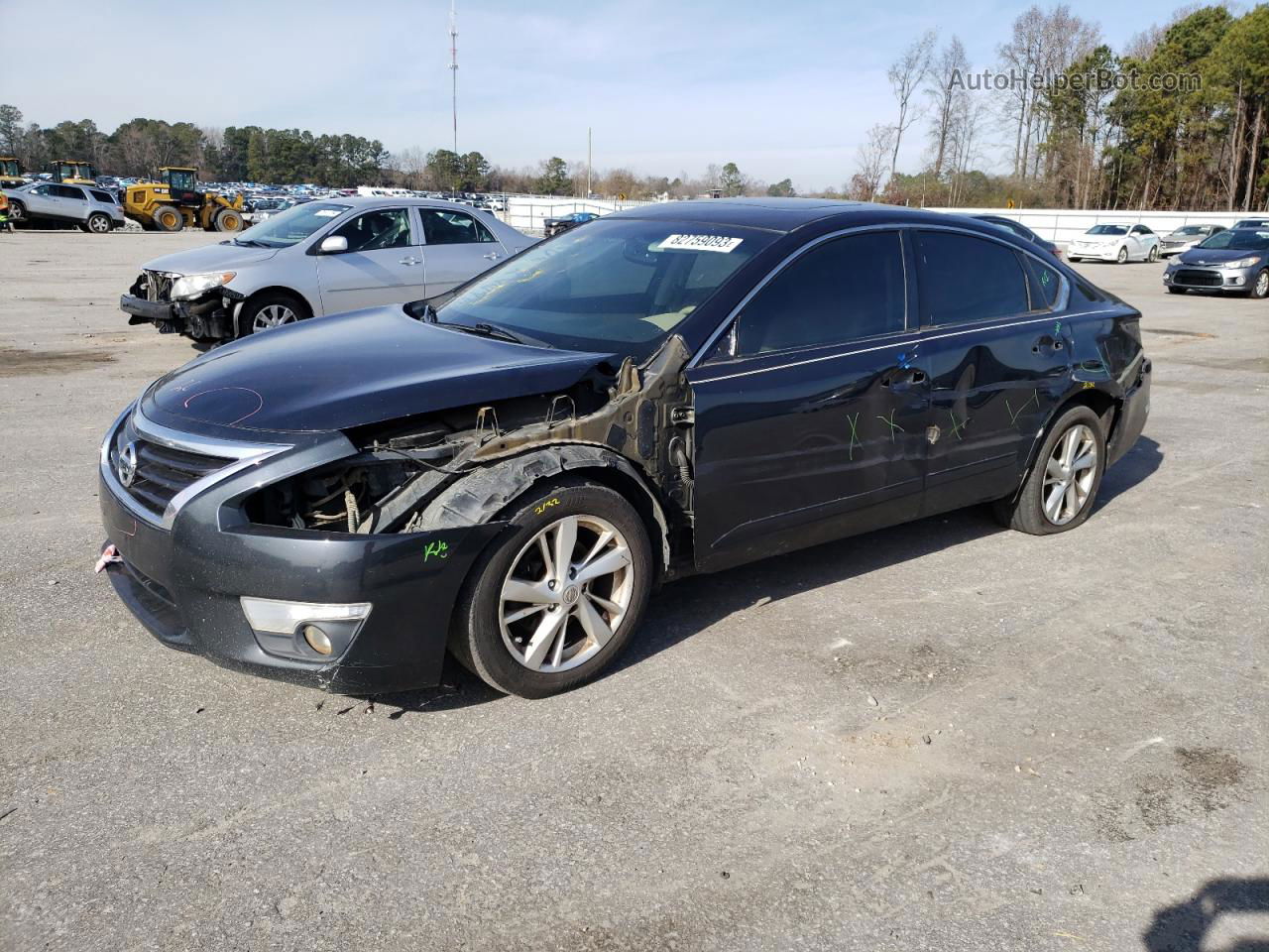 2015 Nissan Altima 2.5 Black vin: 1N4AL3APXFC484880