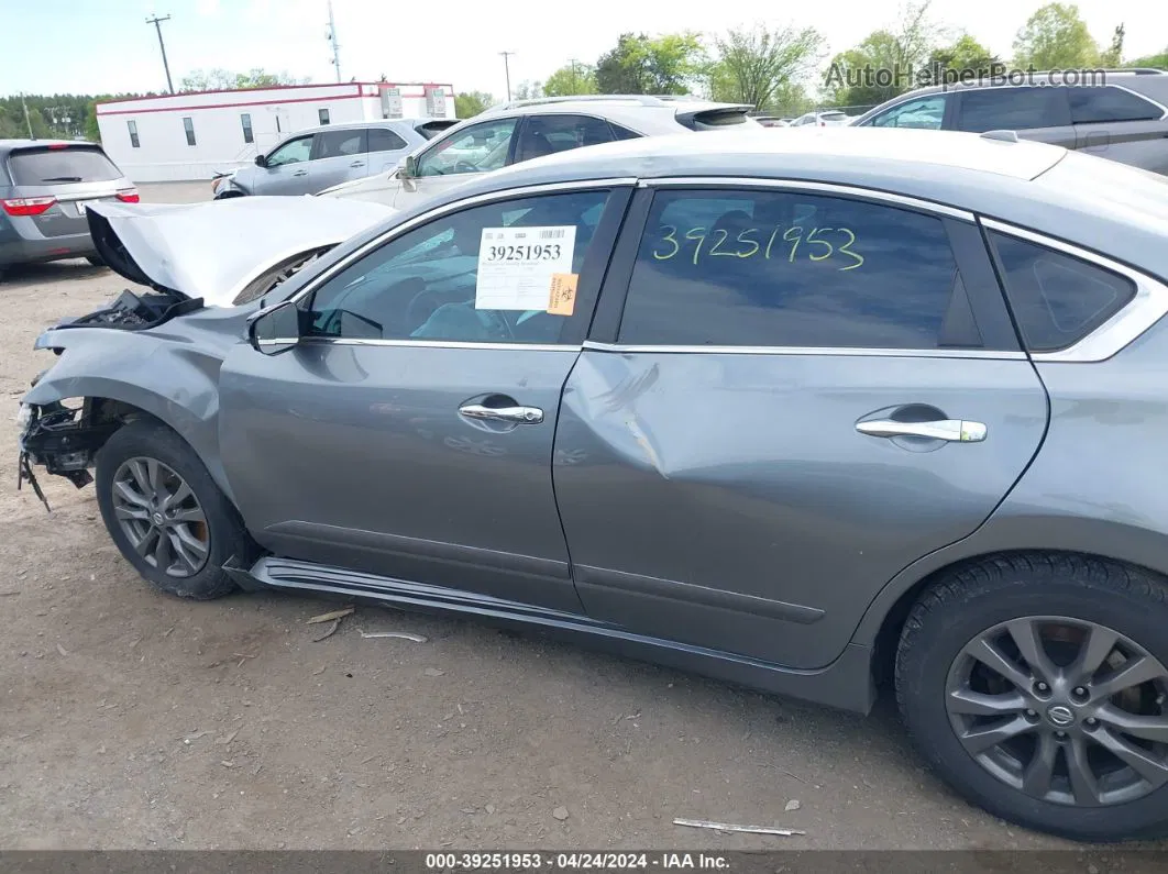 2015 Nissan Altima 2.5 S Gray vin: 1N4AL3APXFC488752