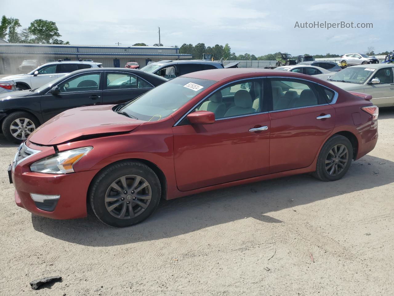 2015 Nissan Altima 2.5 Red vin: 1N4AL3APXFC495894