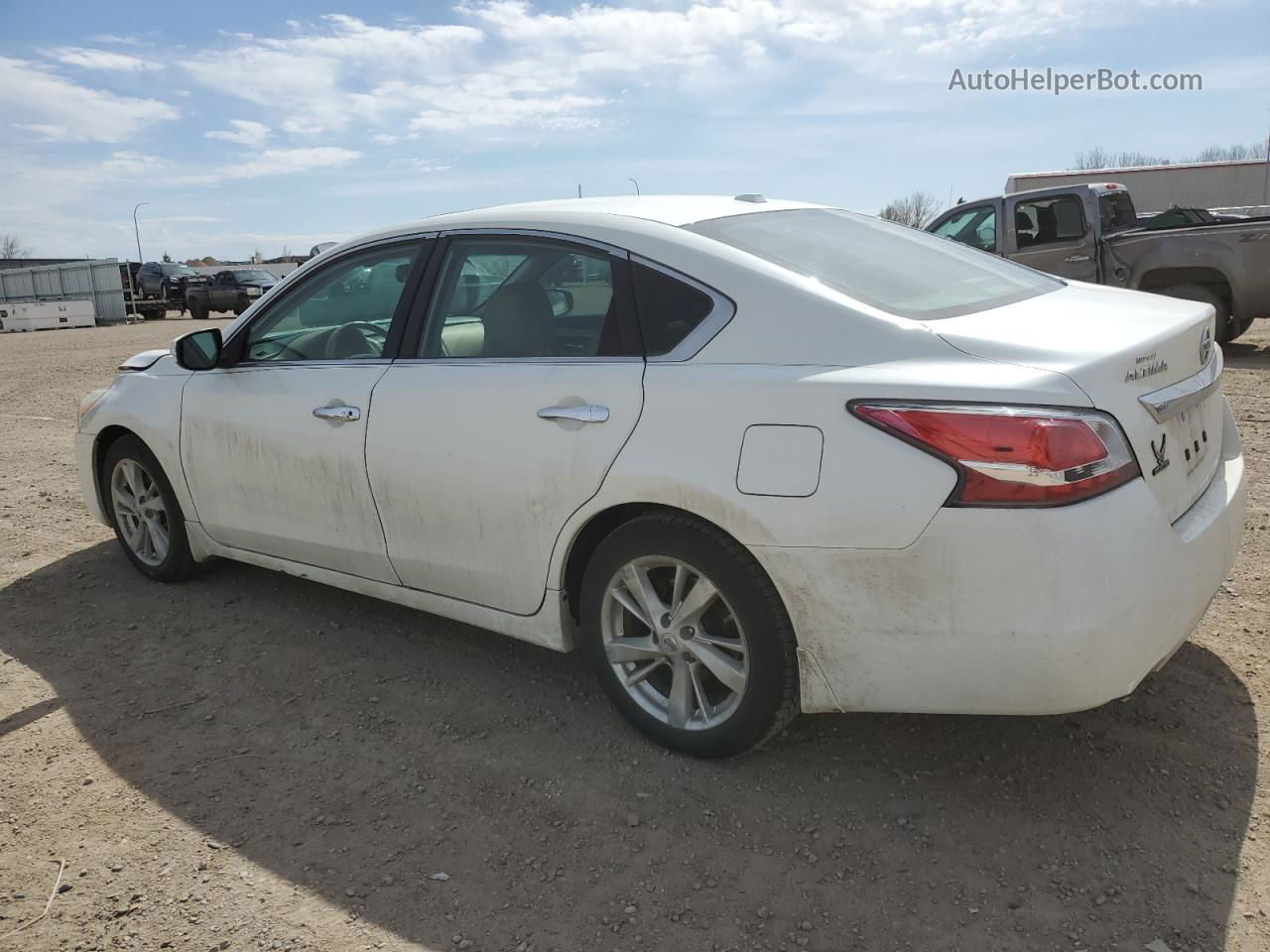 2015 Nissan Altima 2.5 White vin: 1N4AL3APXFC598443