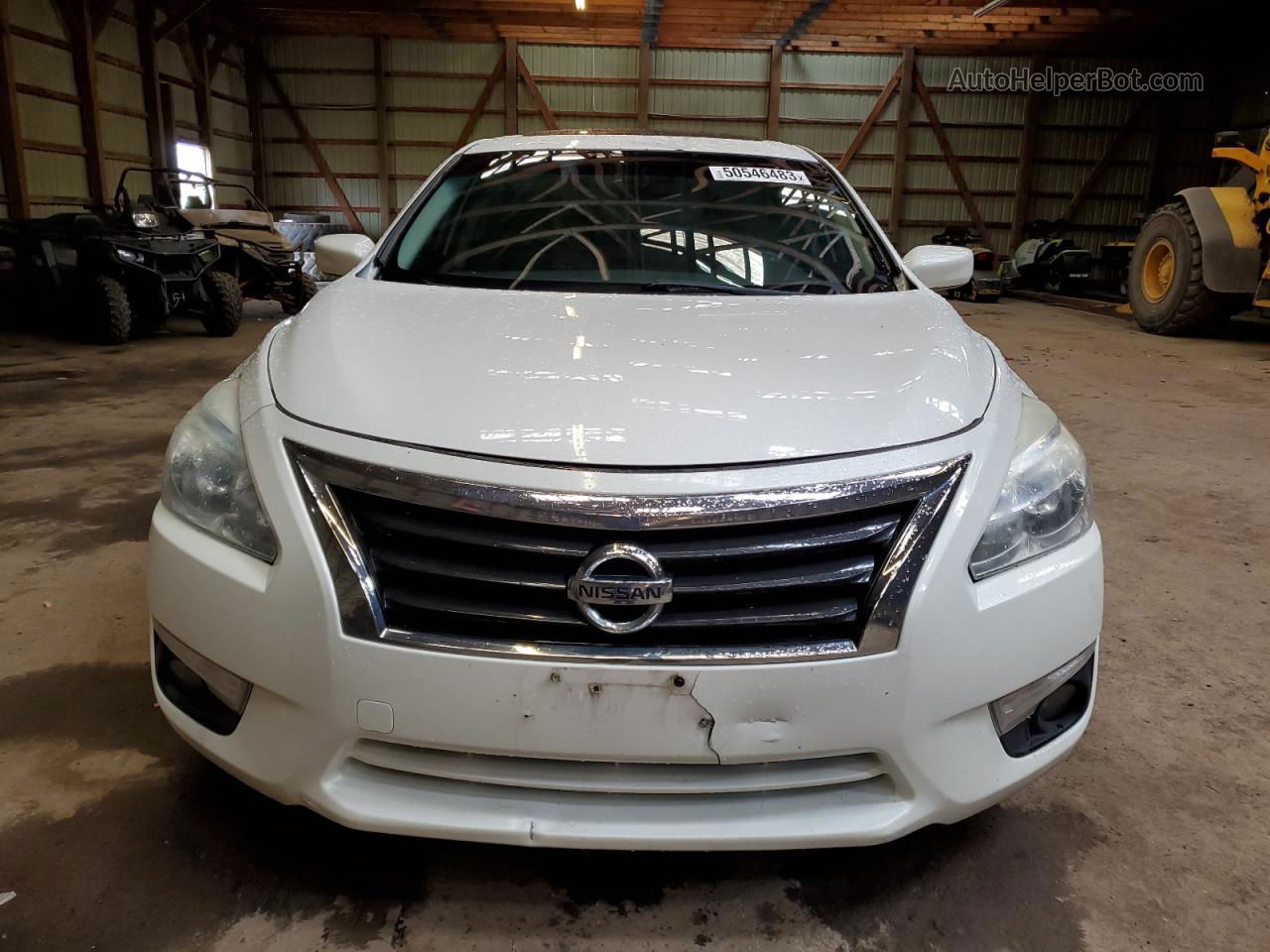 2015 Nissan Altima 2.5 White vin: 1N4AL3APXFN398876