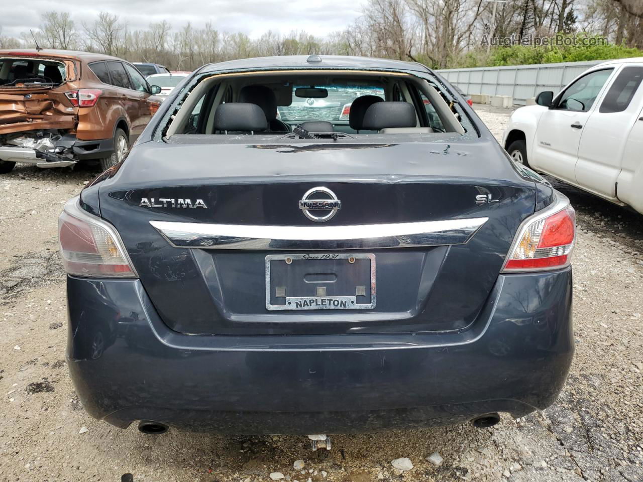 2015 Nissan Altima 2.5 Черный vin: 1N4AL3APXFN863818