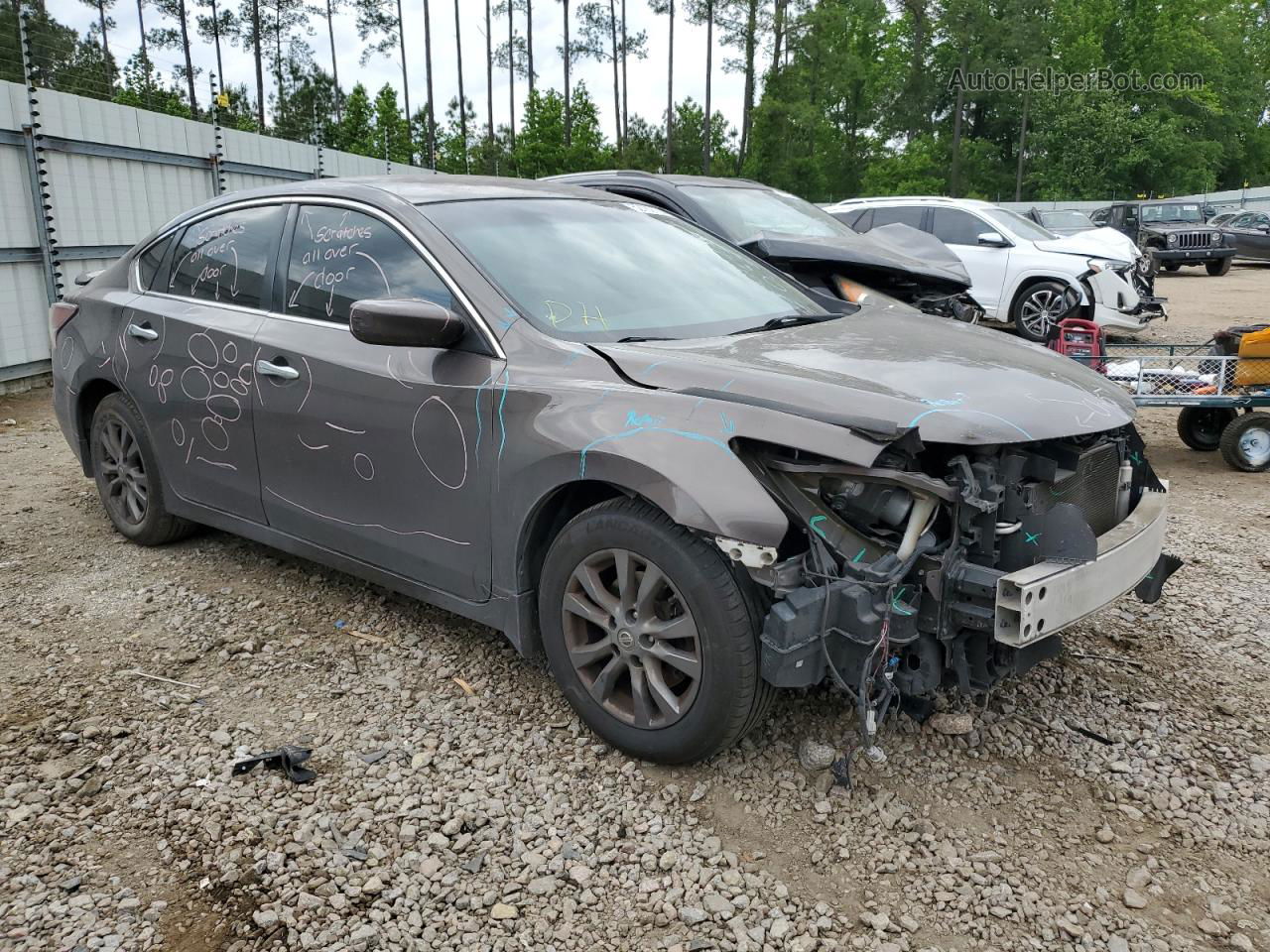 2015 Nissan Altima 2.5 Gray vin: 1N4AL3APXFN907543