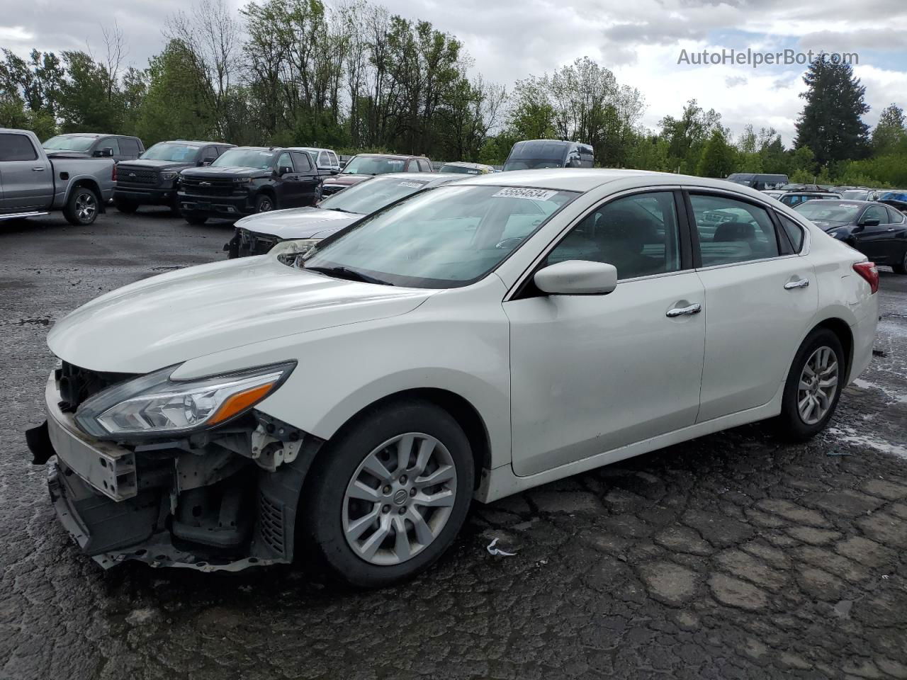 2016 Nissan Altima 2.5 White vin: 1N4AL3APXGC153265