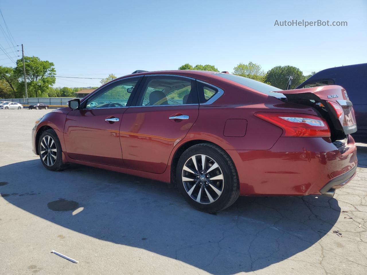 2016 Nissan Altima 2.5 Burgundy vin: 1N4AL3APXGC157350