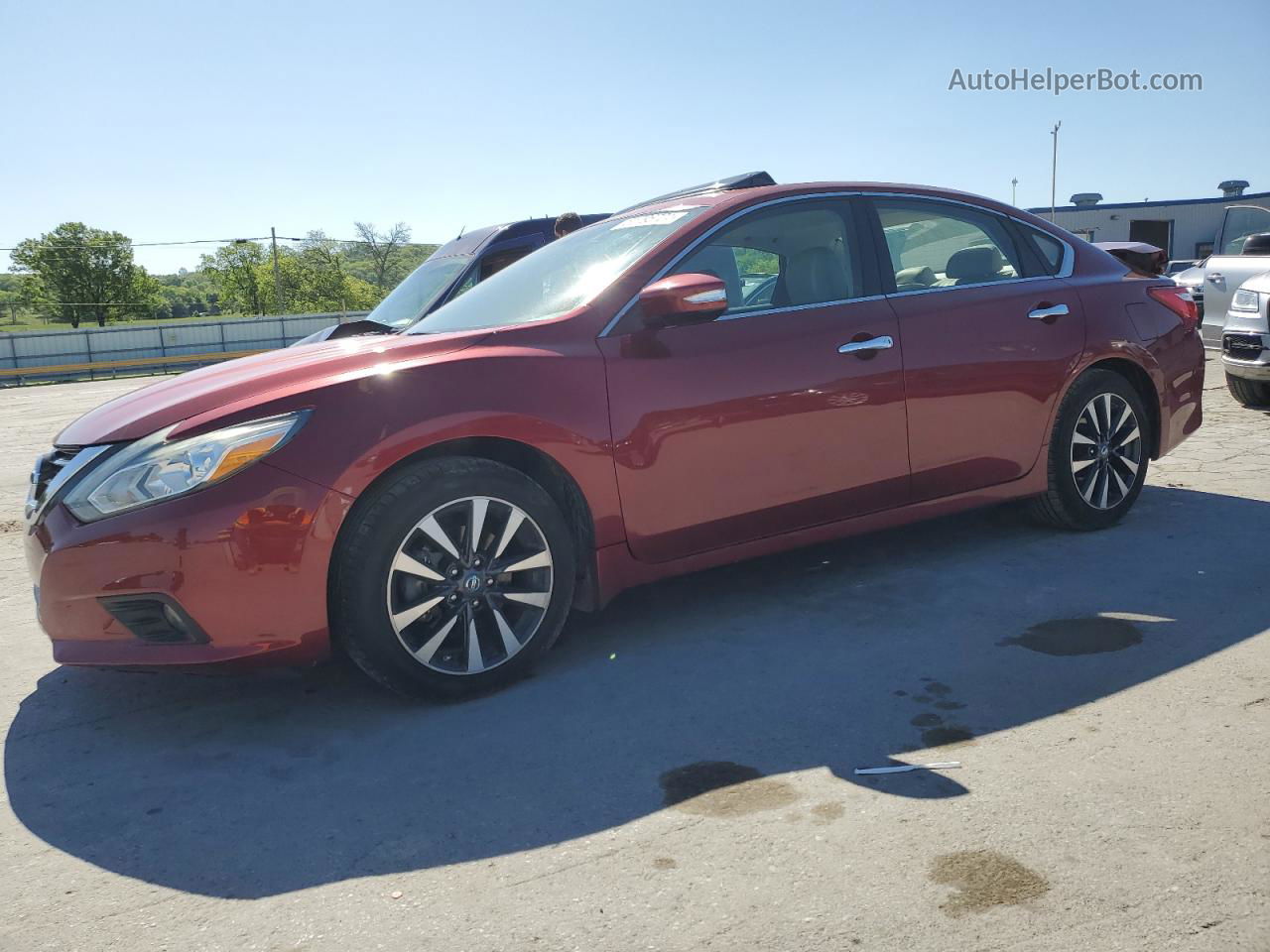 2016 Nissan Altima 2.5 Burgundy vin: 1N4AL3APXGC157350