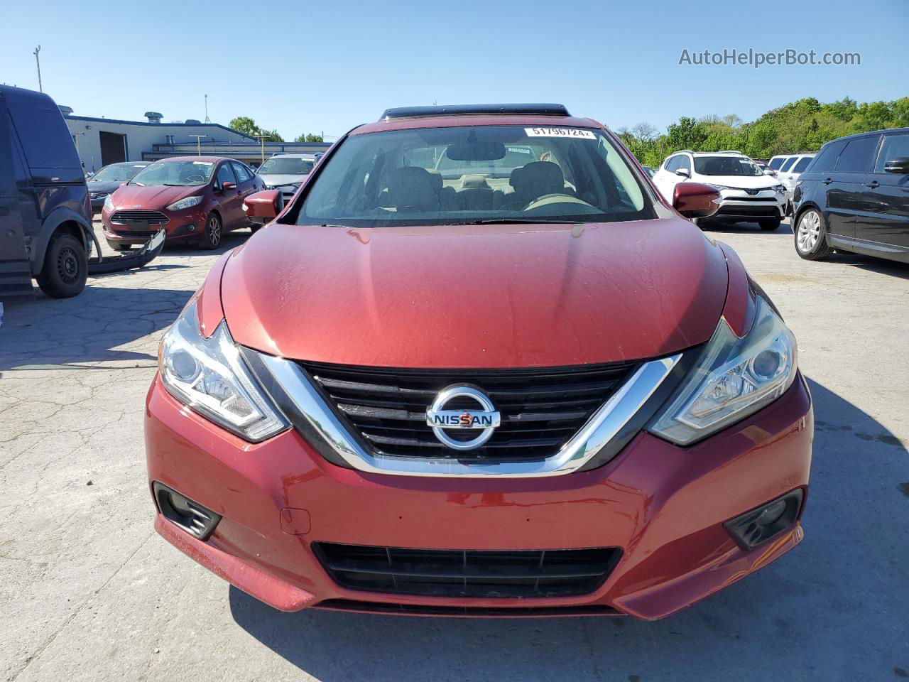 2016 Nissan Altima 2.5 Бордовый vin: 1N4AL3APXGC157350