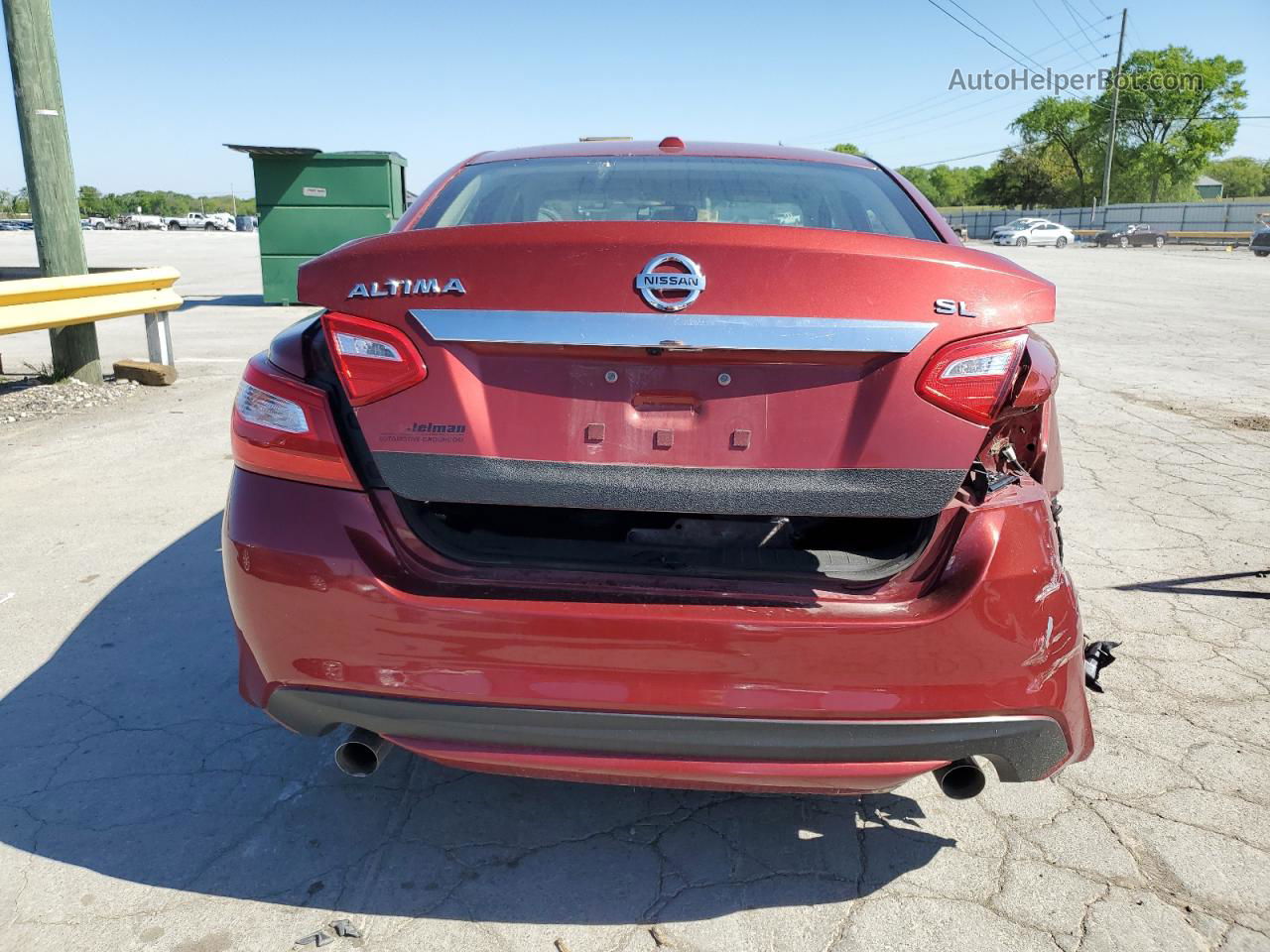 2016 Nissan Altima 2.5 Burgundy vin: 1N4AL3APXGC157350