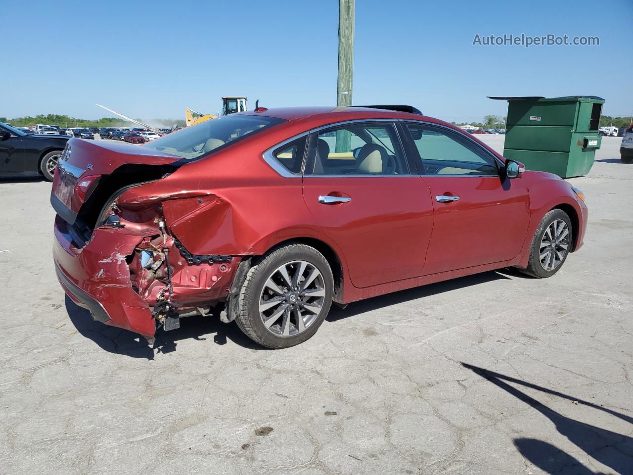 2016 Nissan Altima 2.5 Burgundy vin: 1N4AL3APXGC157350