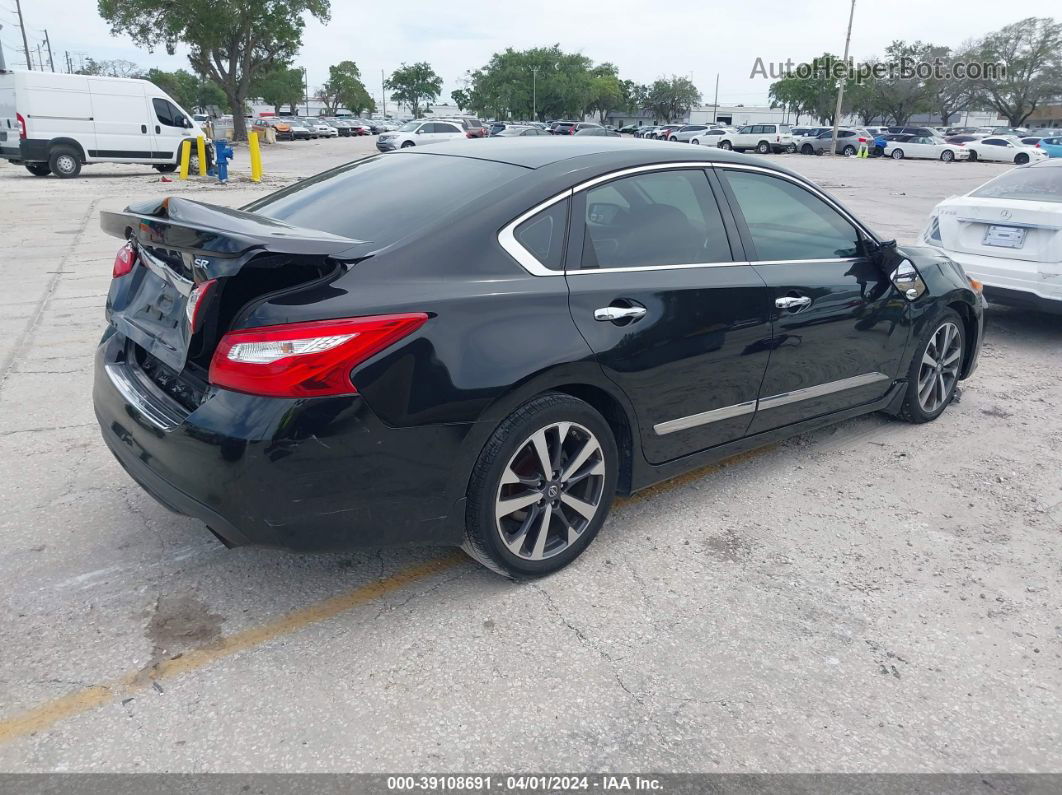 2016 Nissan Altima 2.5 Sr Black vin: 1N4AL3APXGC185780