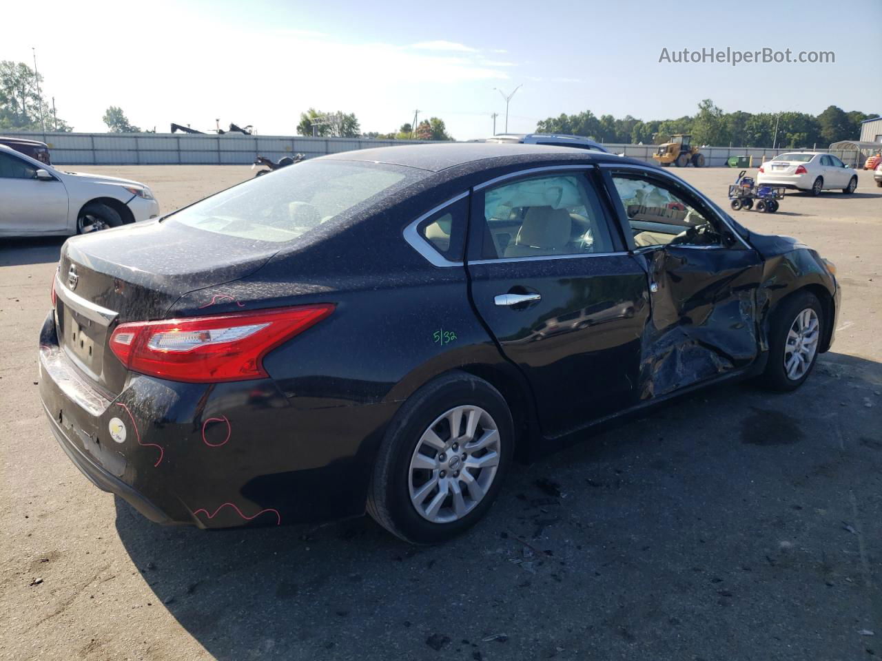 2016 Nissan Altima 2.5 Black vin: 1N4AL3APXGN307221