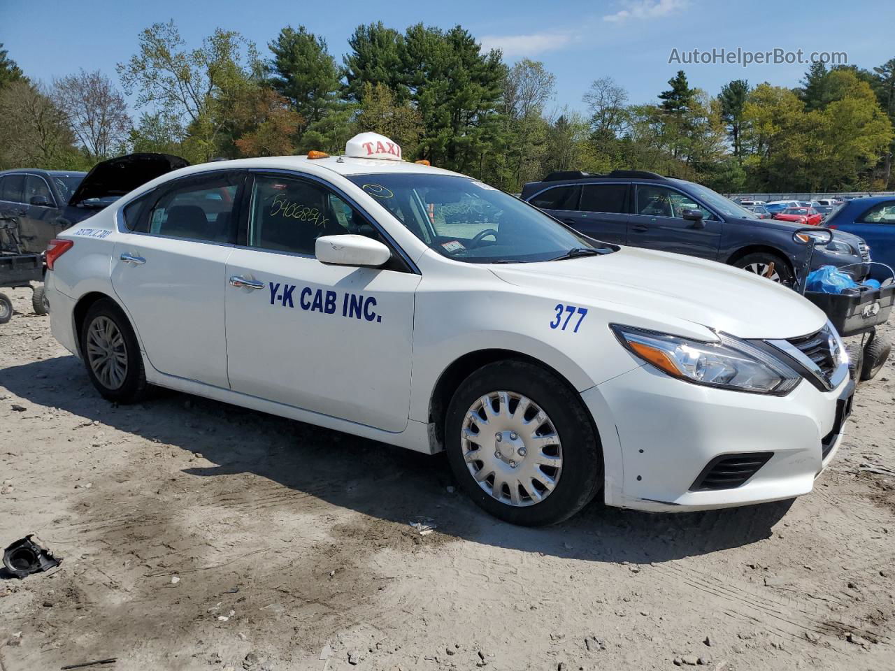 2016 Nissan Altima 2.5 White vin: 1N4AL3APXGN327372