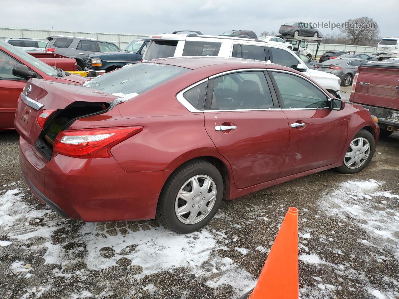 2016 Nissan Altima 2.5 Red vin: 1N4AL3APXGN342597