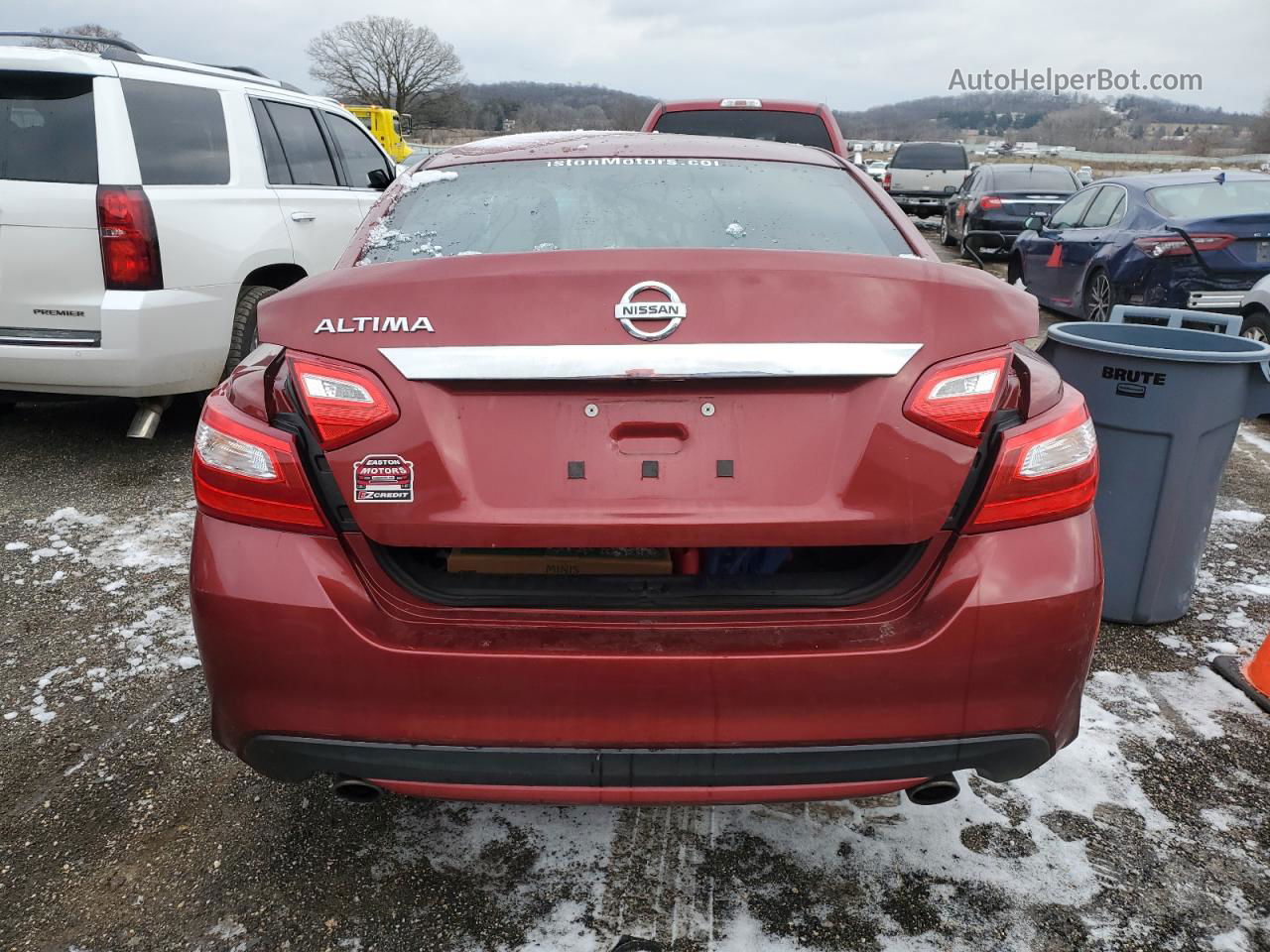 2016 Nissan Altima 2.5 Red vin: 1N4AL3APXGN342597