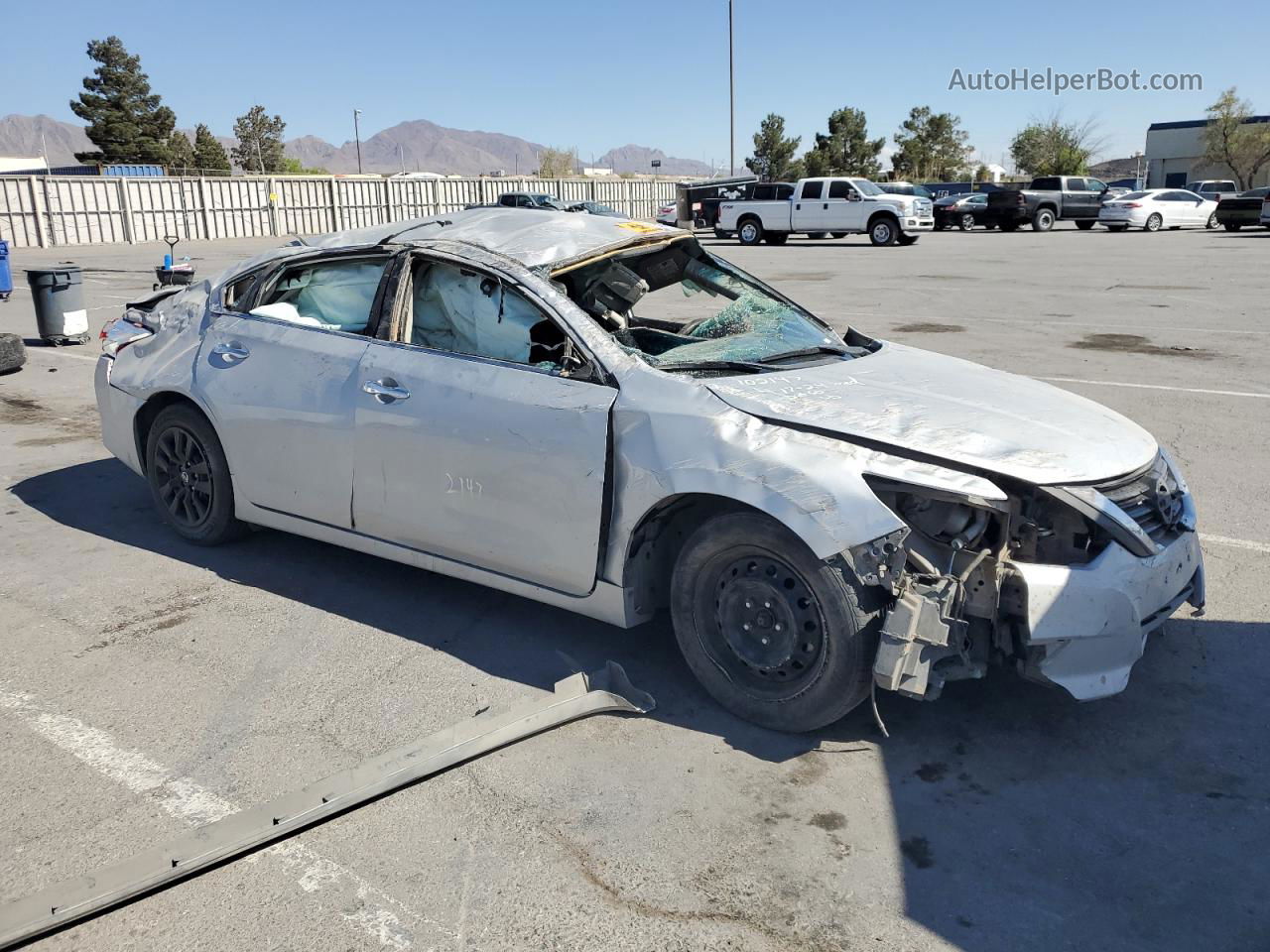 2016 Nissan Altima 2.5 Silver vin: 1N4AL3APXGN363336