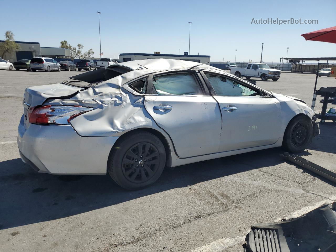 2016 Nissan Altima 2.5 Silver vin: 1N4AL3APXGN363336