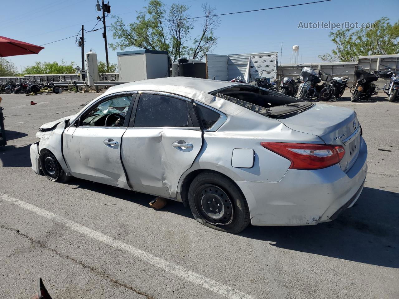 2016 Nissan Altima 2.5 Silver vin: 1N4AL3APXGN363336