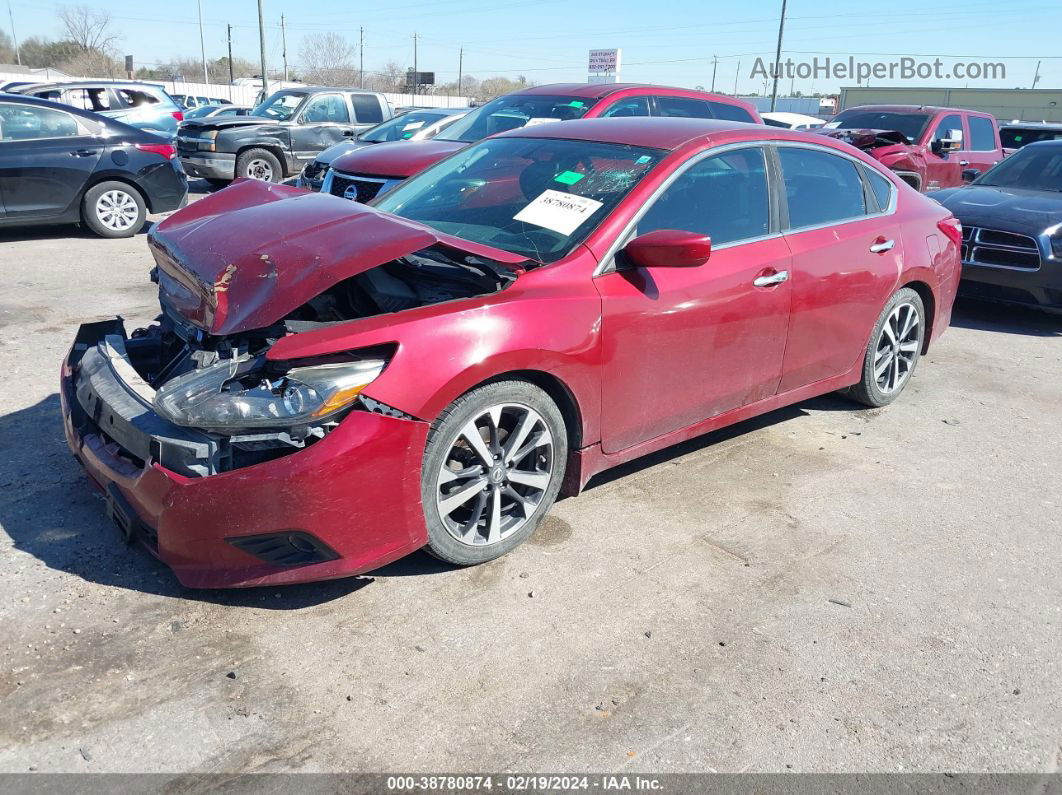 2016 Nissan Altima 2.5 Sr Red vin: 1N4AL3APXGN383800