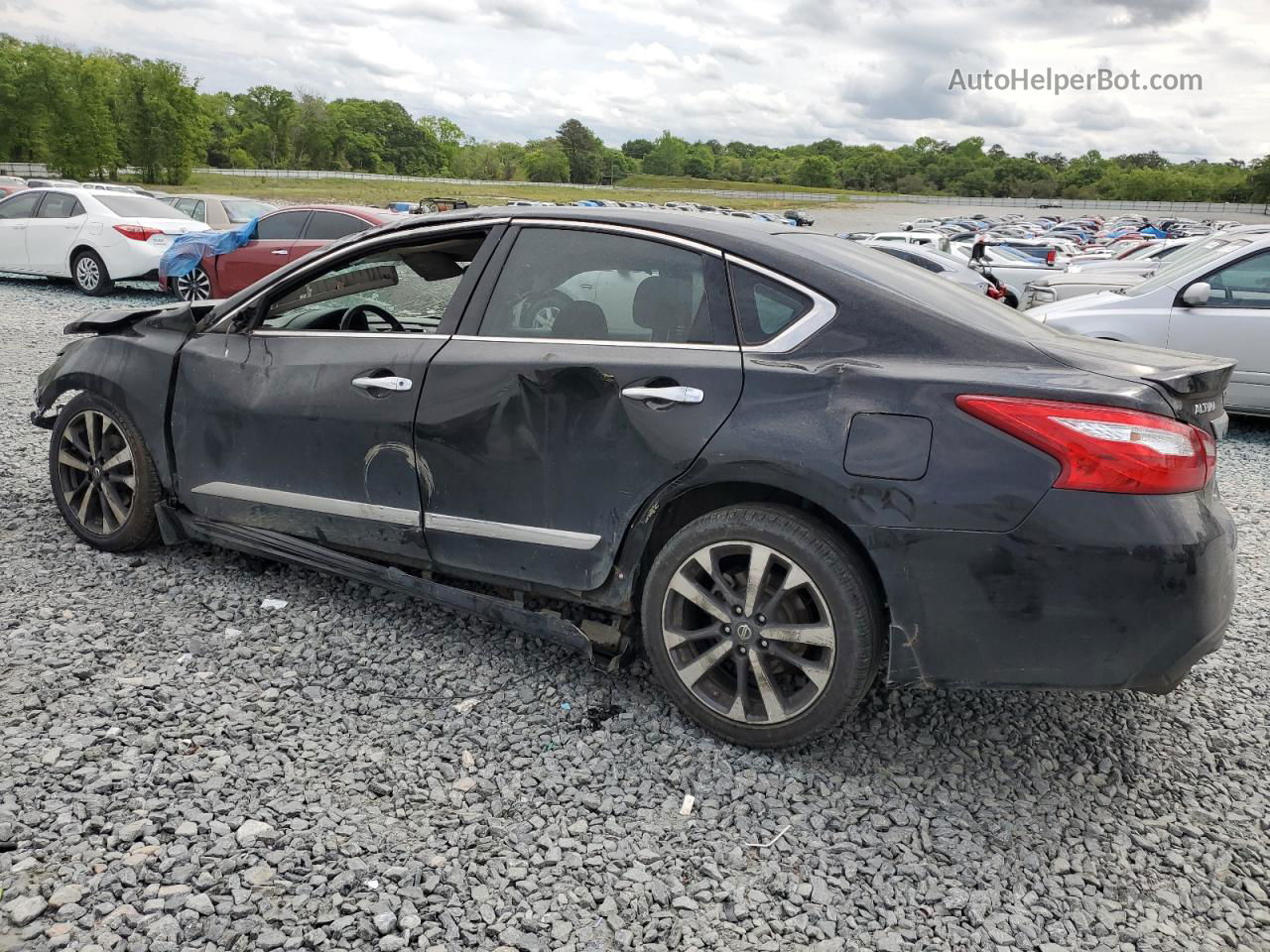 2016 Nissan Altima 2.5 Black vin: 1N4AL3APXGN393453