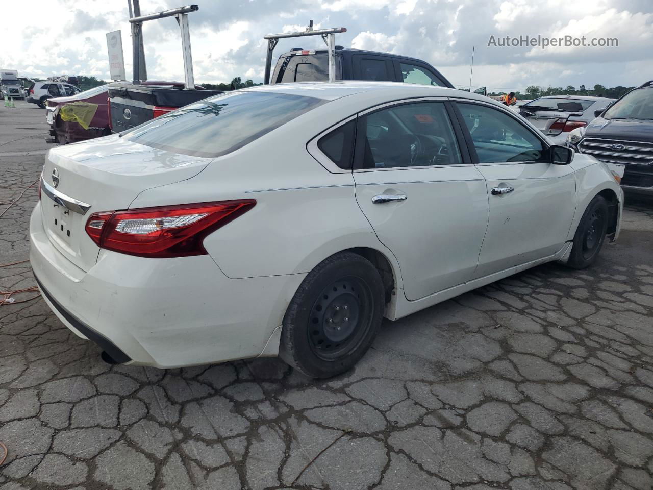 2017 Nissan Altima 2.5 White vin: 1N4AL3APXHC151727