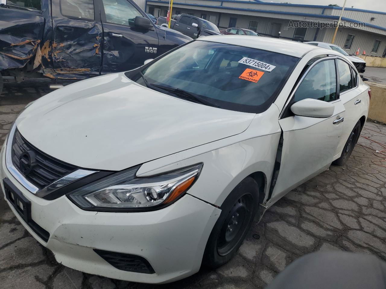 2017 Nissan Altima 2.5 White vin: 1N4AL3APXHC151727