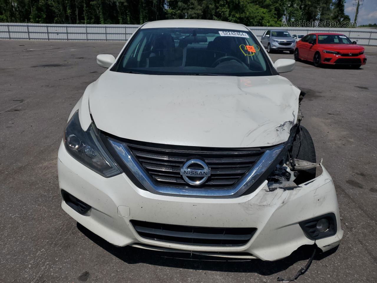 2017 Nissan Altima 2.5 White vin: 1N4AL3APXHC155227