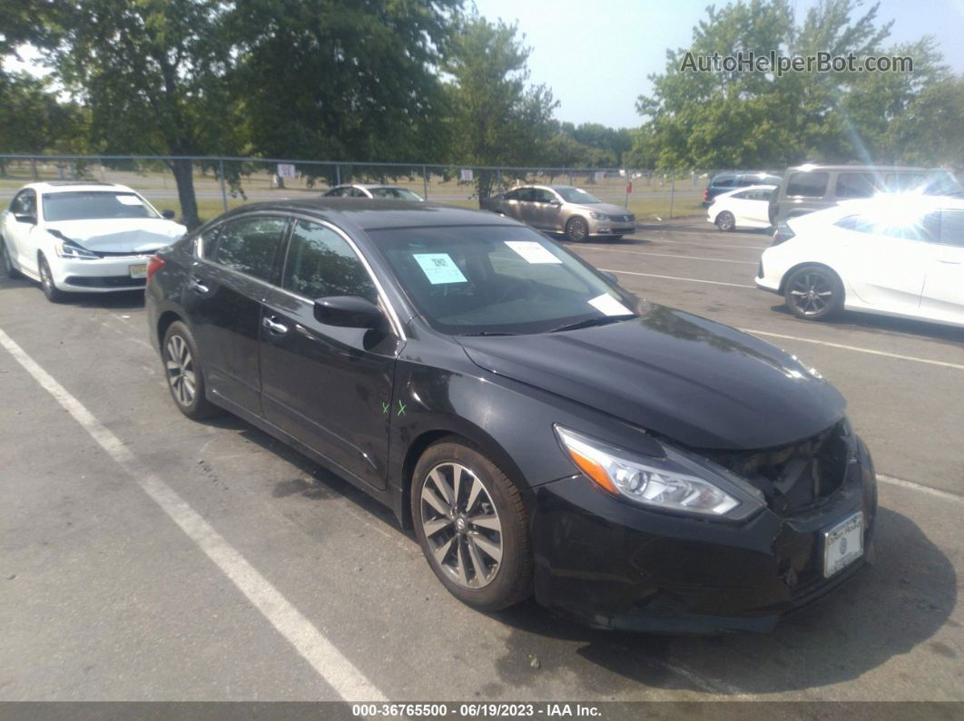 2017 Nissan Altima 2.5 Sv Black vin: 1N4AL3APXHC162551