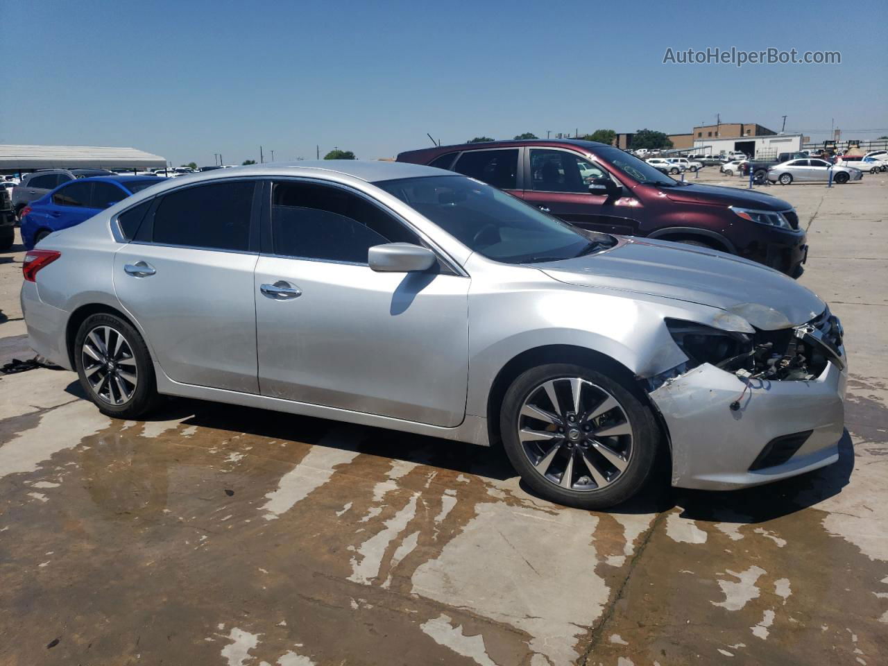 2017 Nissan Altima 2.5 Silver vin: 1N4AL3APXHC195811