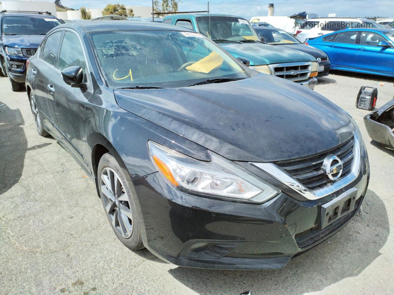 2017 Nissan Altima 2.5 Black vin: 1N4AL3APXHC233232