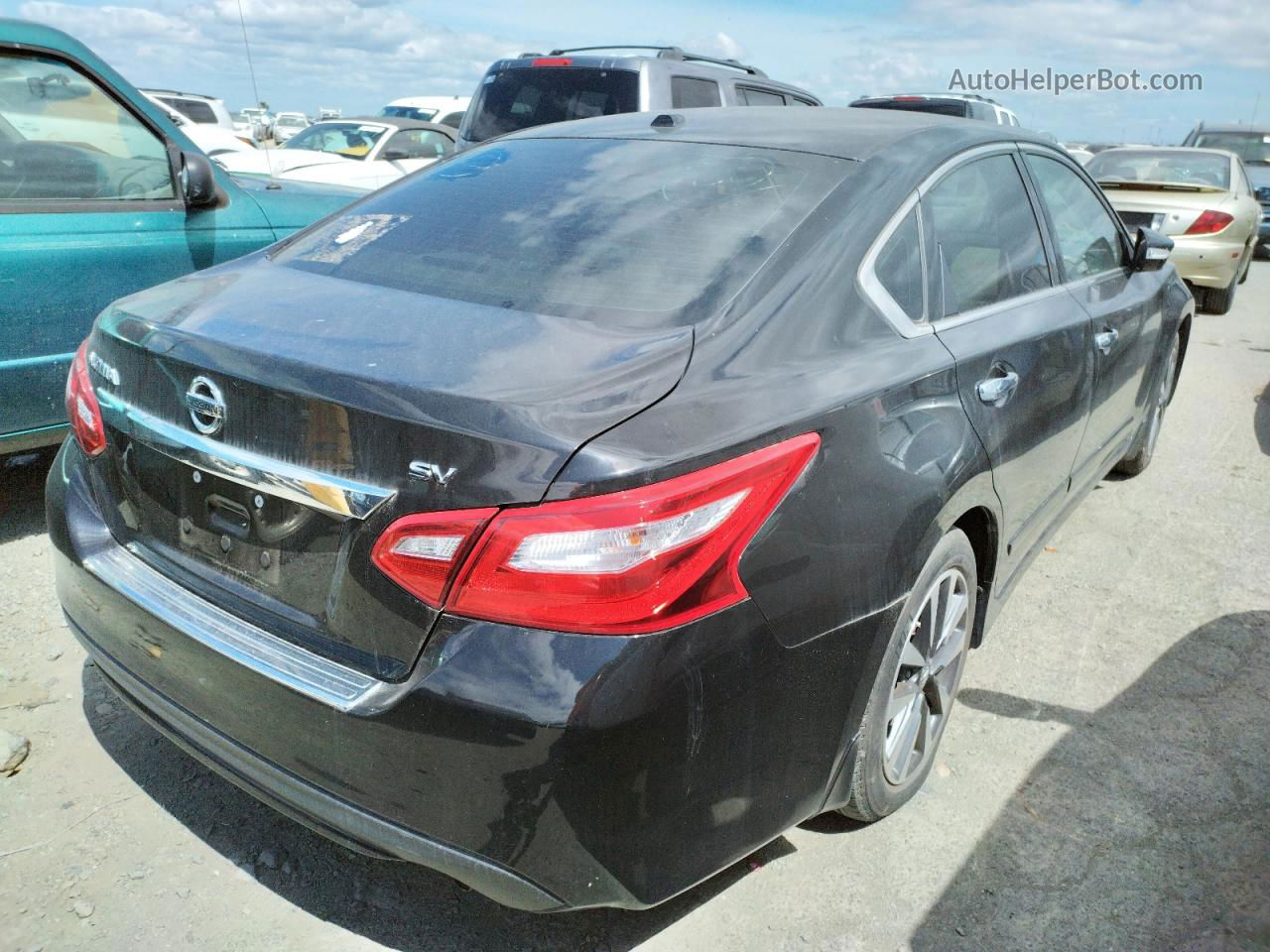 2017 Nissan Altima 2.5 Black vin: 1N4AL3APXHC233232