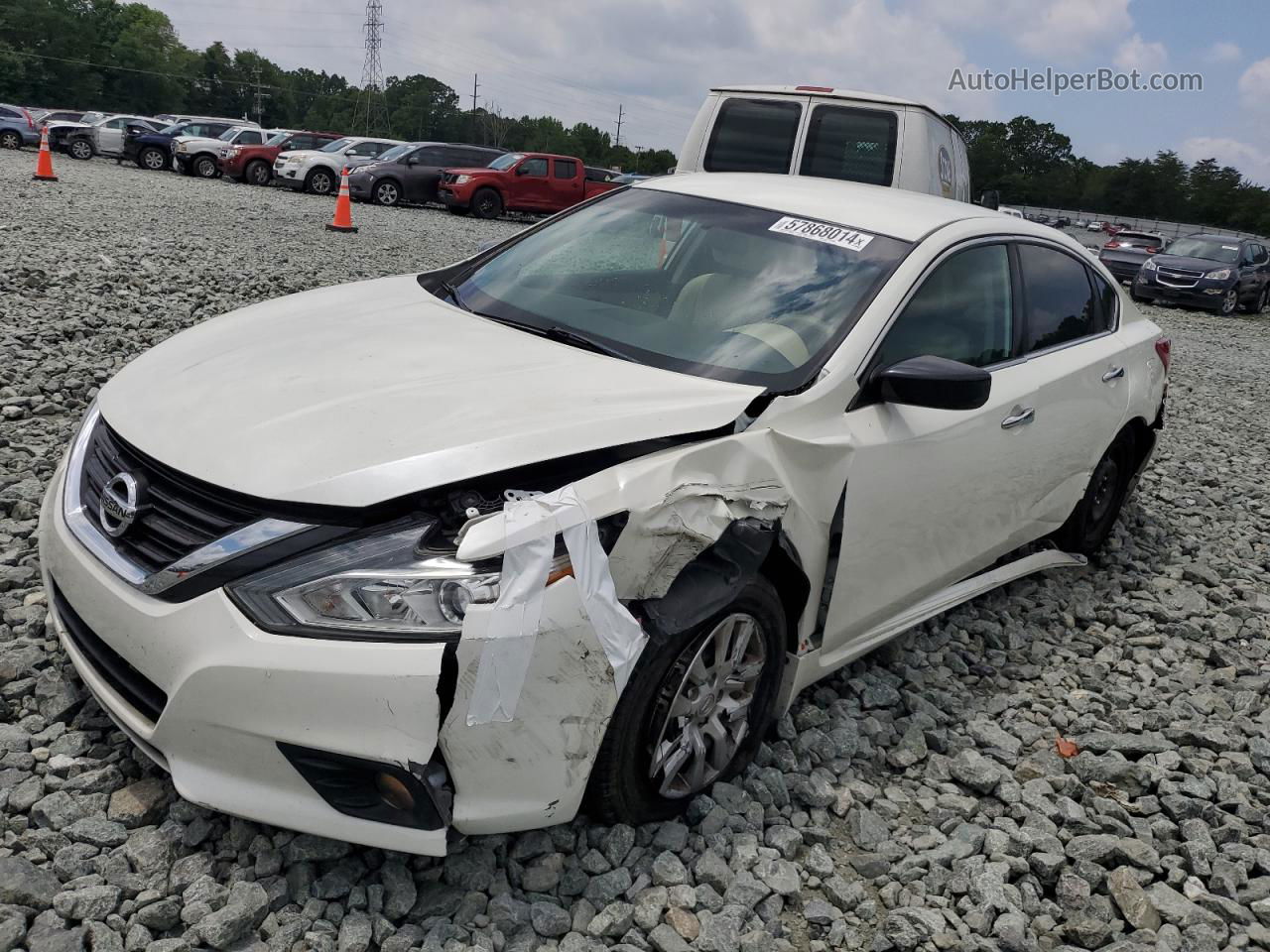 2017 Nissan Altima 2.5 White vin: 1N4AL3APXHC258955