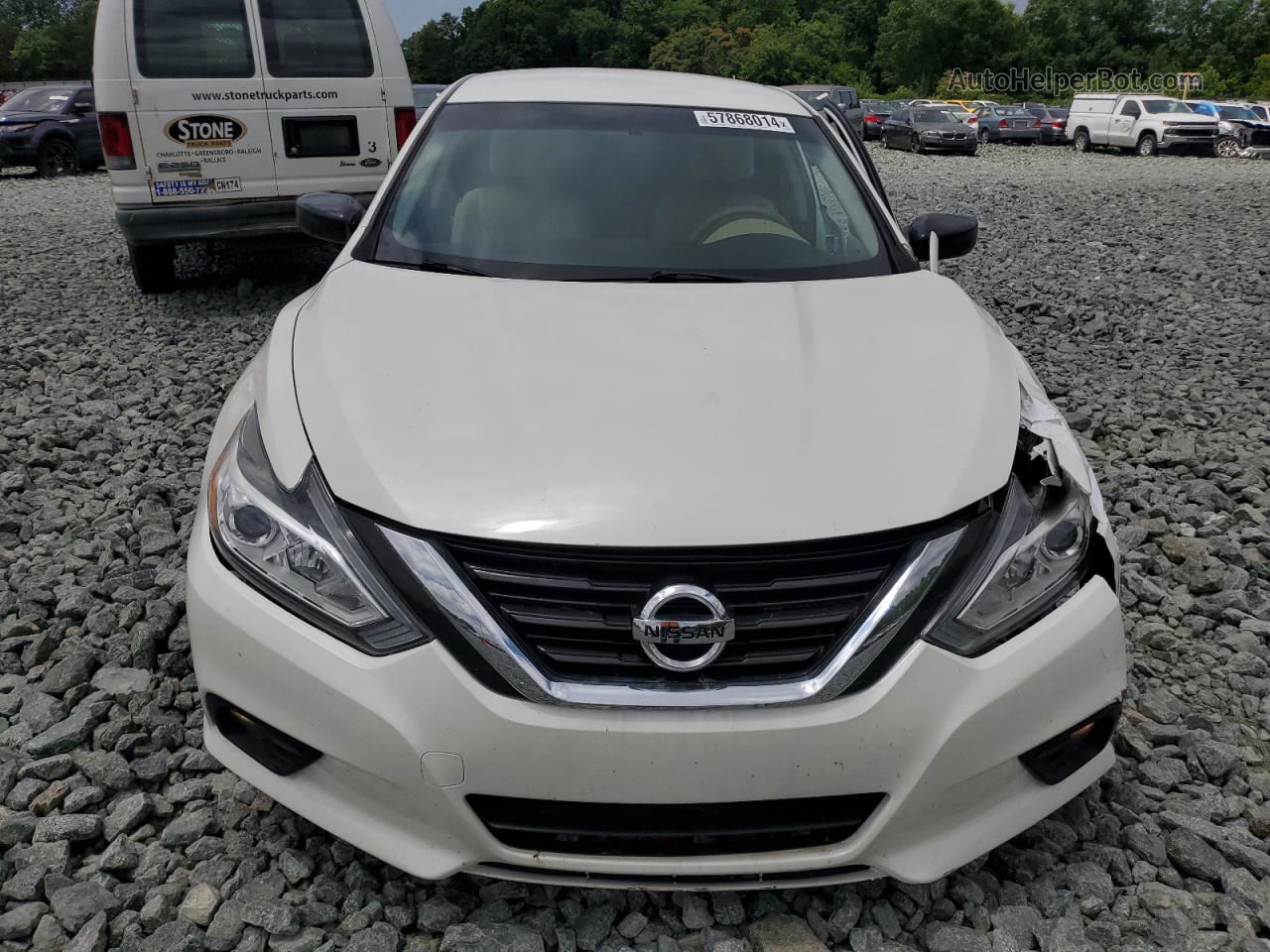 2017 Nissan Altima 2.5 White vin: 1N4AL3APXHC258955